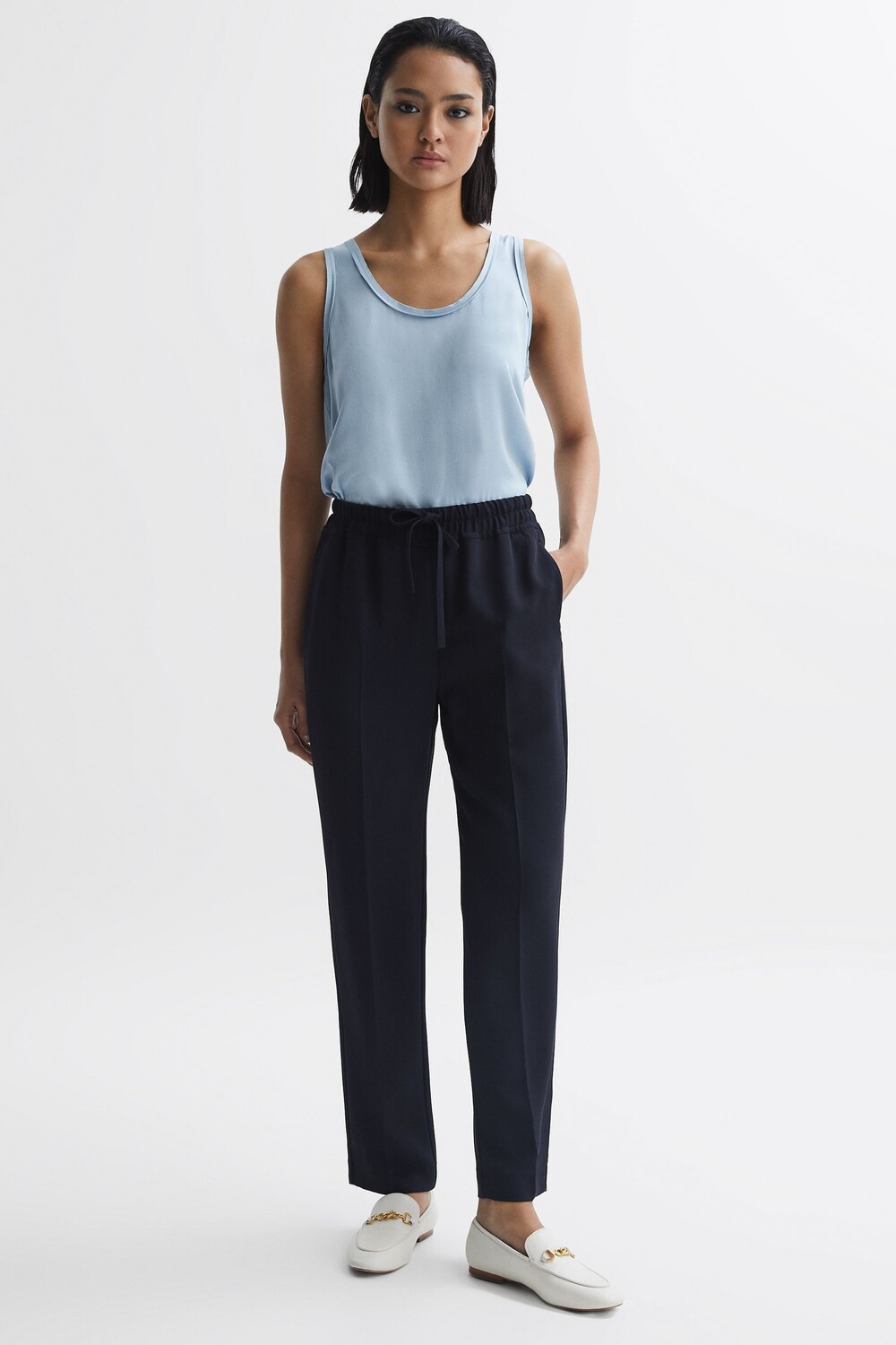 

Брюки Hailey без застежки Reiss, синий