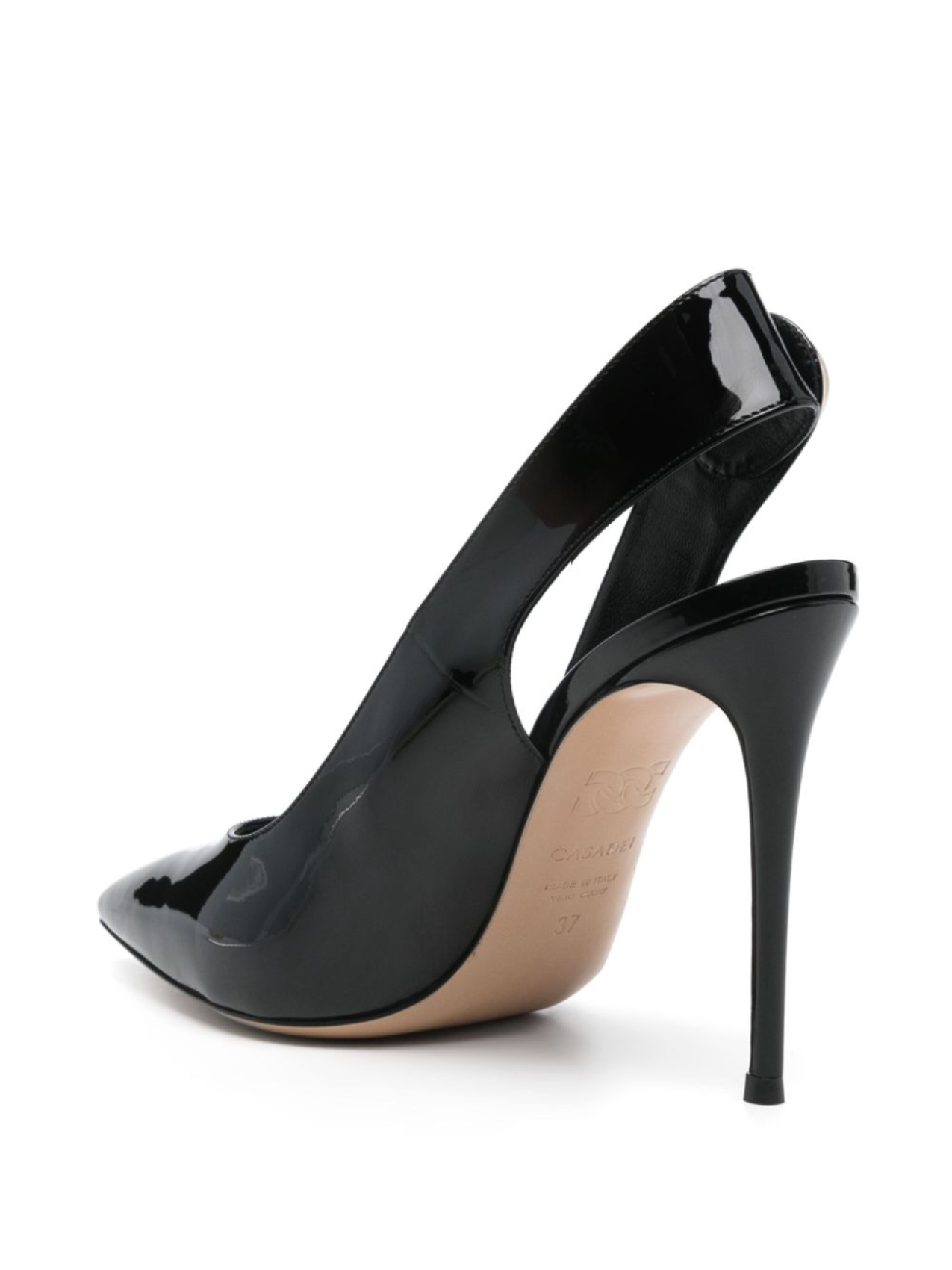 Casadei туфли Julia Big Pink 110, черный — фото 3