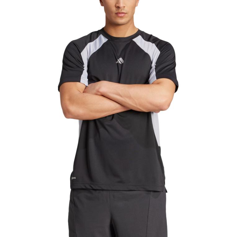 Adidas Футболка SS25 мужская Black/Light Silver — фото 3