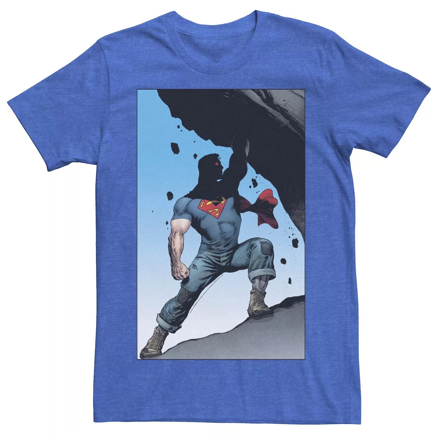 

Мужская футболка с плакатом комиксов Superman Power Lift DC Comics