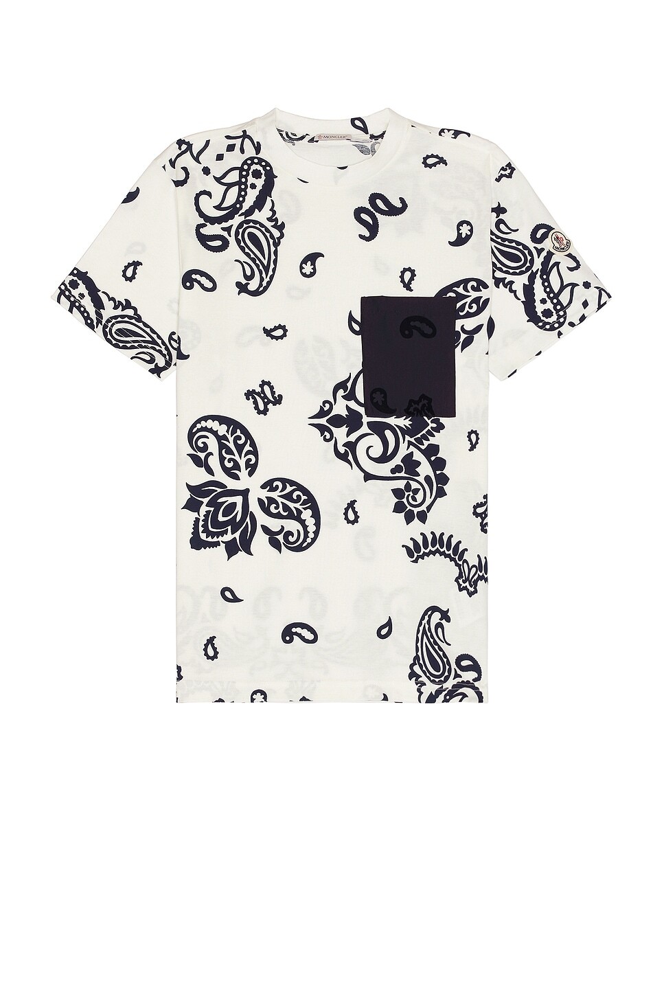 

Футболка сс Moncler, цвет Bandana Print