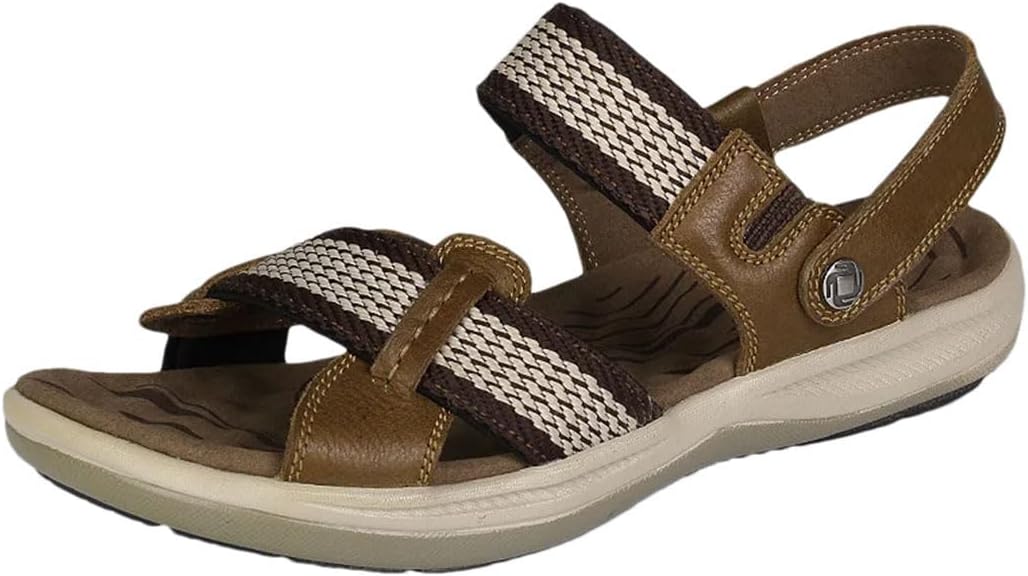 

Мужские повседневные сандалии из натуральной коровьей кожи для улицы и пляжа, дышащие, в стиле гладиаторов, с удобной посадкой Generic, светло-коричневый