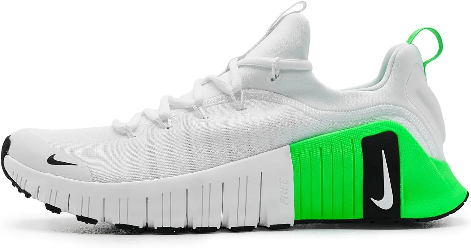 Кроссовки для тренировок Nike Free Metcon, мужские, размер 6, модель FJ7127, белый/черный/зеленый — фото 4