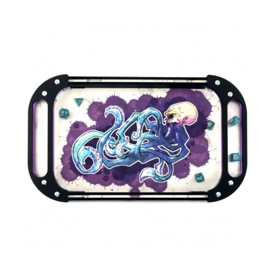 

Лоток для кубиков Omega из веганской кожи — Череп Ктулху, Dice Trays (C4 Labs)