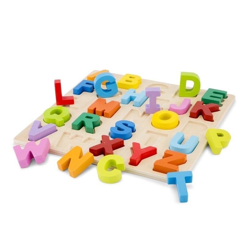

Новые классические игрушки, головоломка с алфавитом New Classic Toys