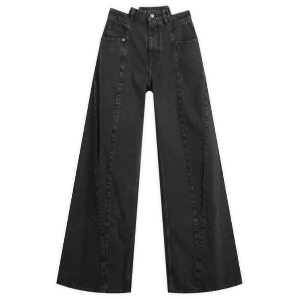 

Джинсы со ступенчатой талией и пятью карманами Maison Margiela, Medium Black Stone