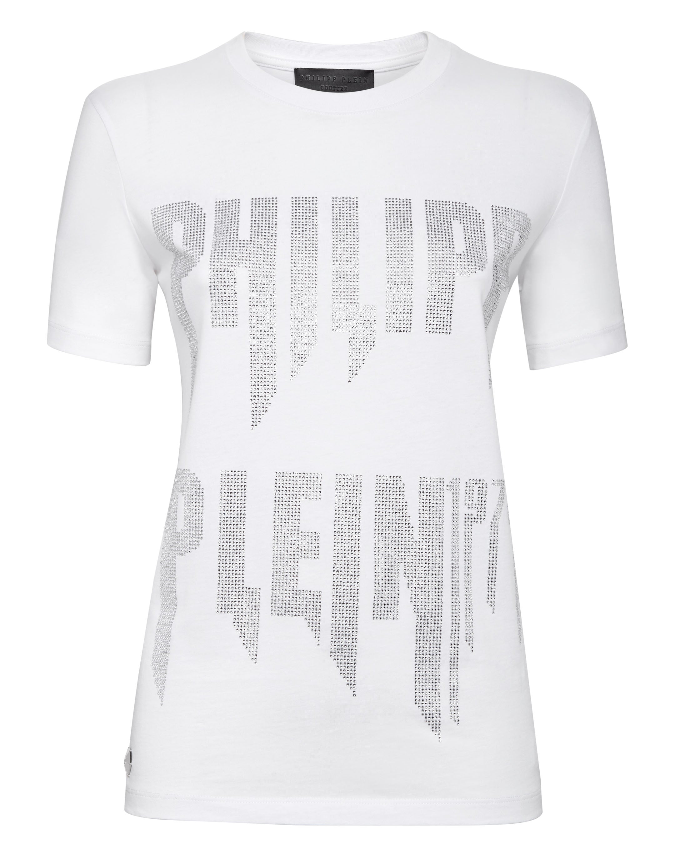 

Футболка с круглым вырезом SS Rock PP PHILIPP PLEIN, белый