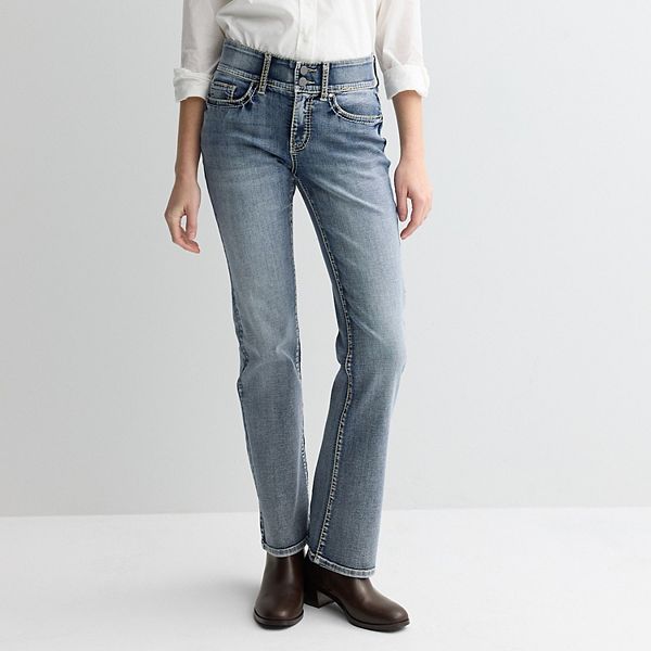 

Женские джинсы bootcut с эффектом коррекции живота Apt. 9, Potassium Embellished