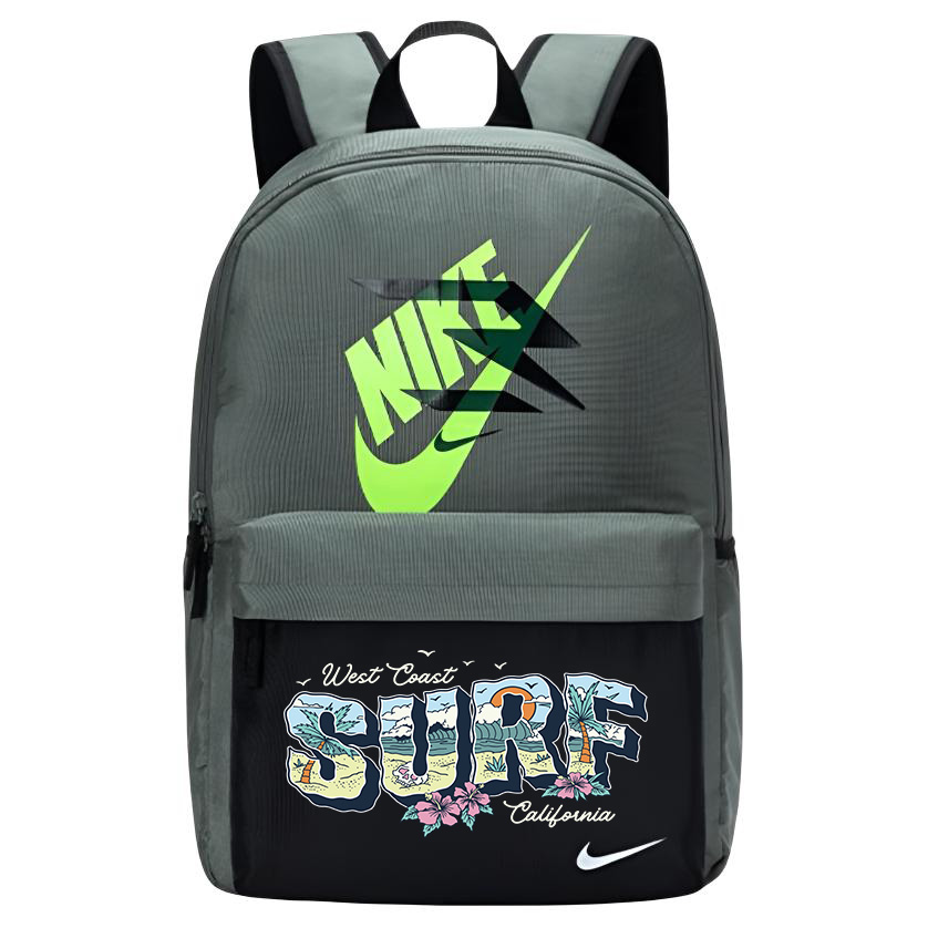 

Nike Полиамидный рюкзак с термопереносом унисекс пузырчатый английский, Wave