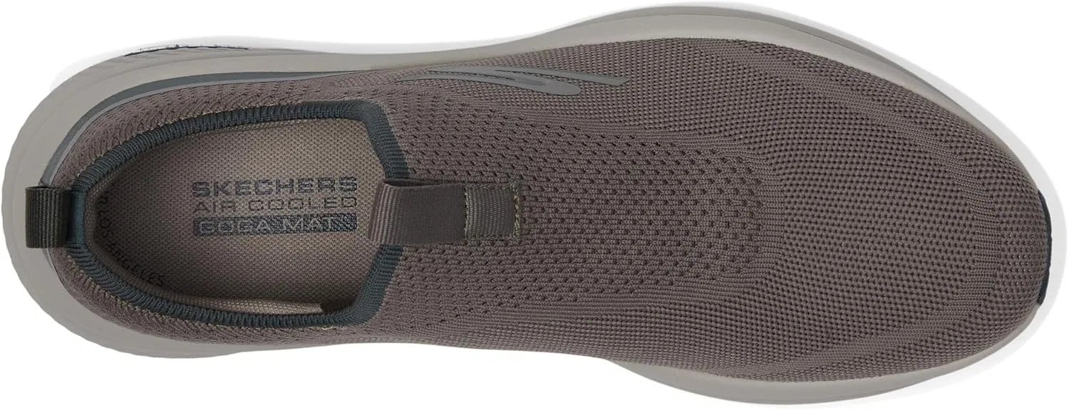 Мужские кроссовки Skechers Go Run Elevate Upraise 2.0, Brown Textile Synthetic — фото 2