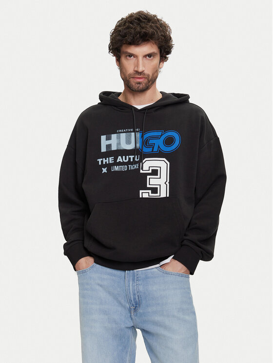 

Свободный крой толстовка Nesidi 50544196 Hugo, черный