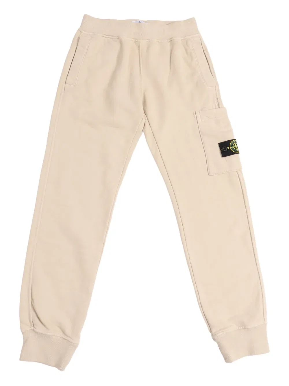 Спортивные брюки с нашивкой логотипа Stone Island Junior, нейтральный