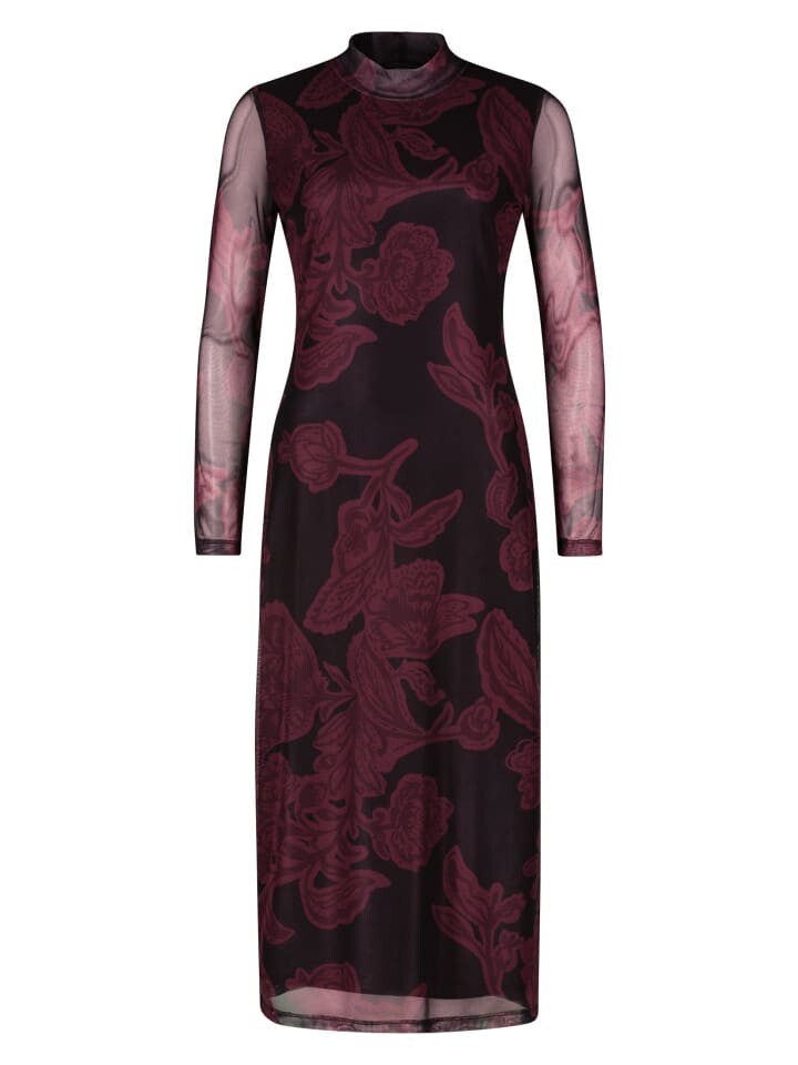 

Длинное платье Zero Mesh, цвет blackdark red