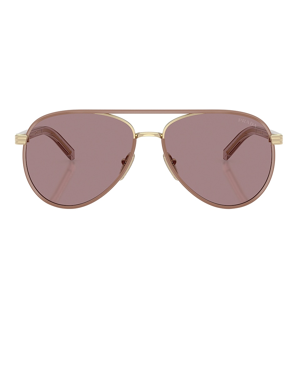 

Авиаторские солнцезащитные очки Prada, Pale Gold