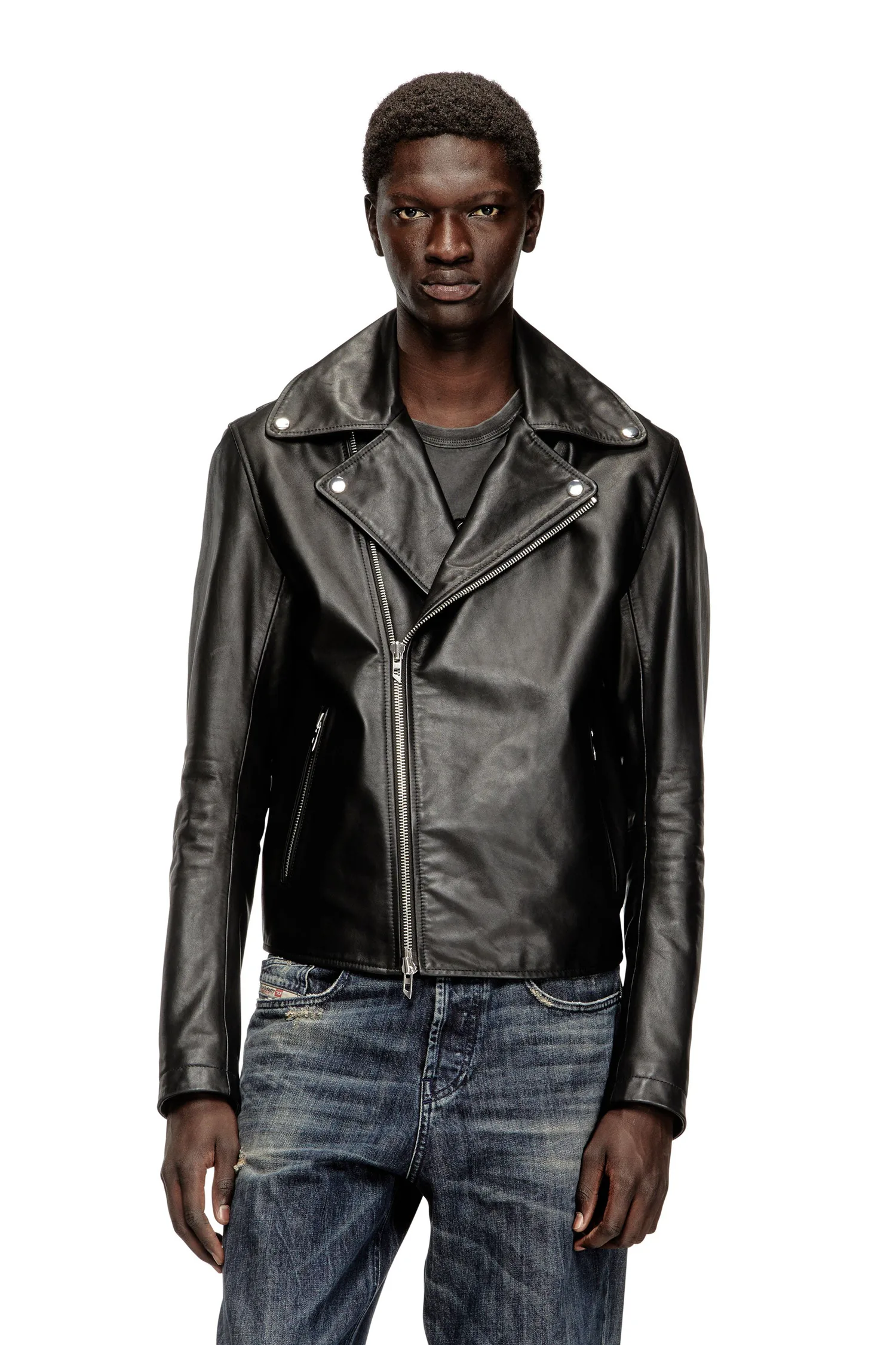 Мужская мотоциклетная куртка L-EO-WRD Diesel, black