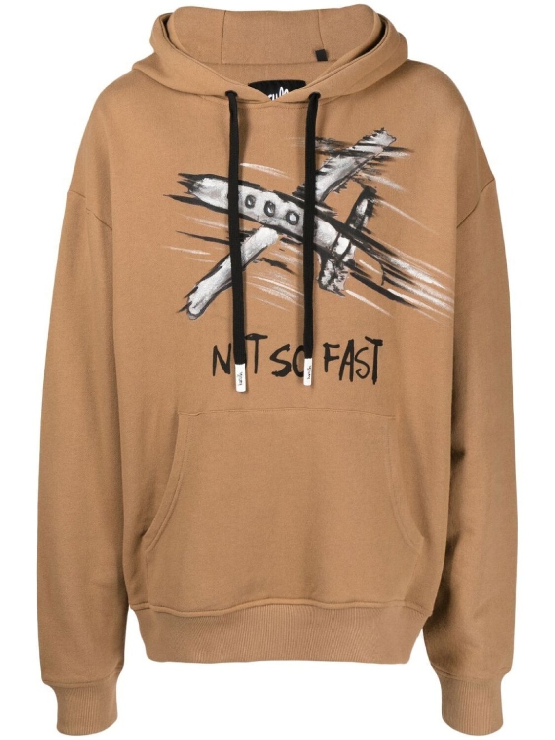 

Худи с принтом Not So Fast Haculla, коричневый