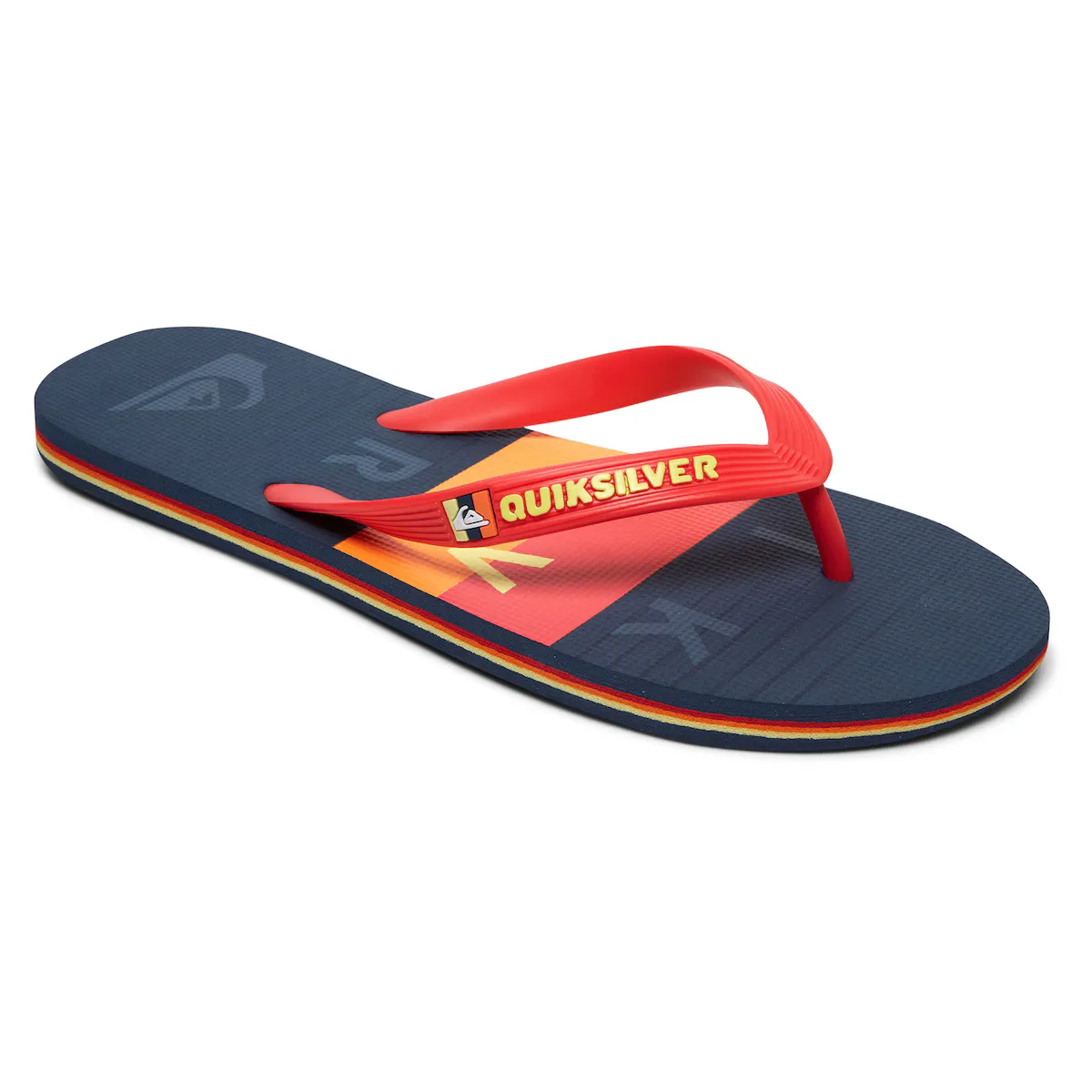 

Мужские шлепанцы Quiksilver Molokai Word Block, красный