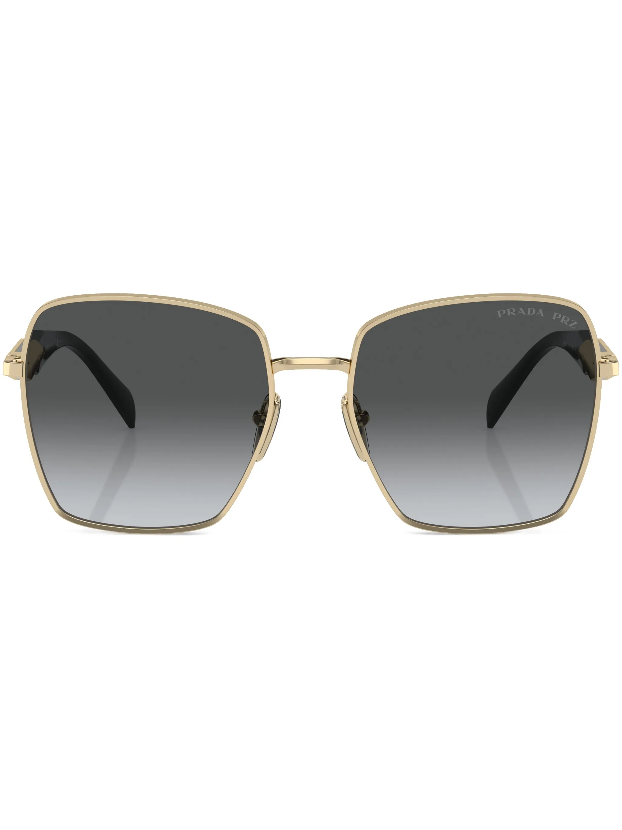 

Солнцезащитные очки в квадратной оправе Prada Eyewear, золотистый