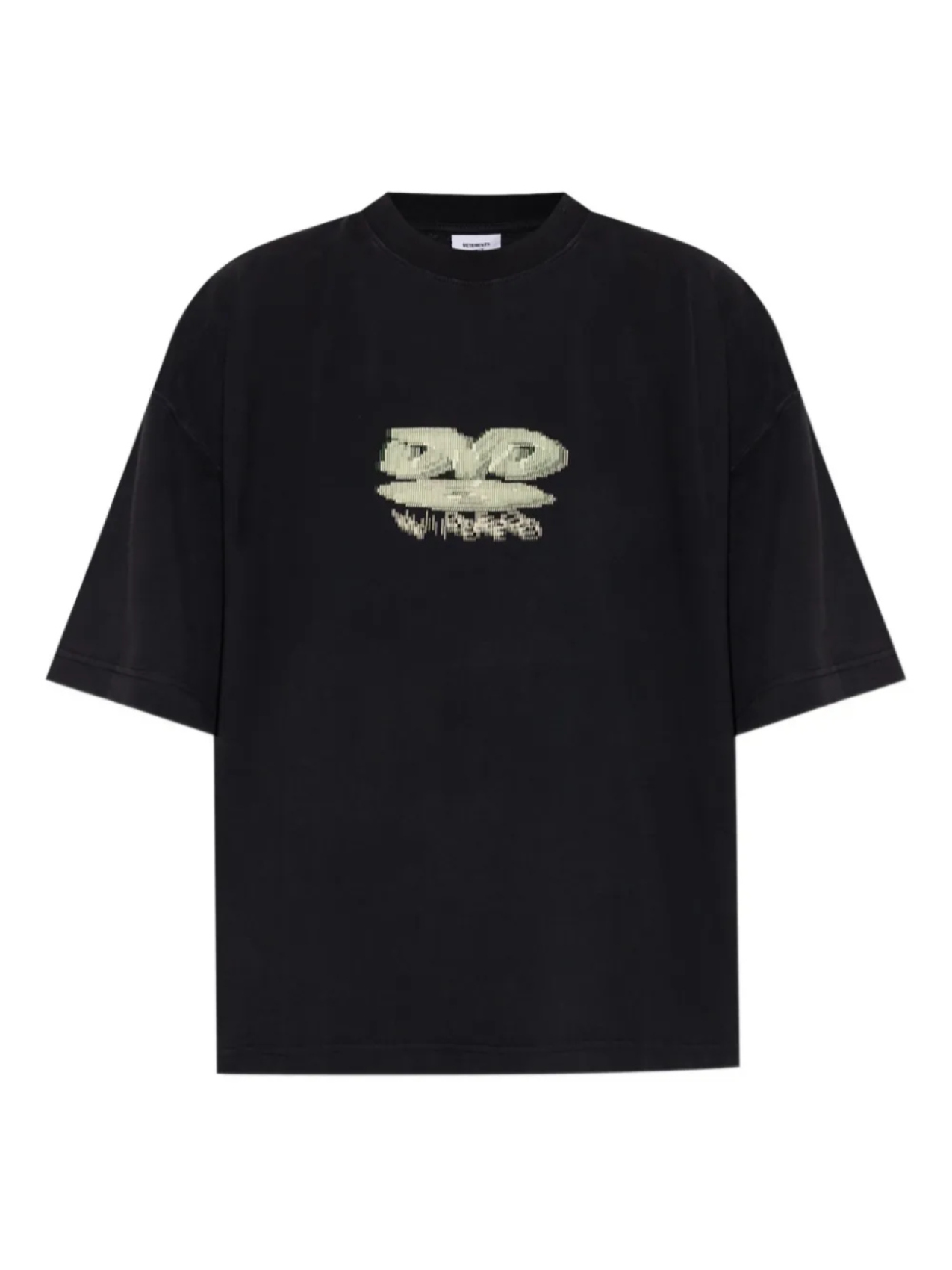 

Футболка с графическим принтом VETEMENTS, черный