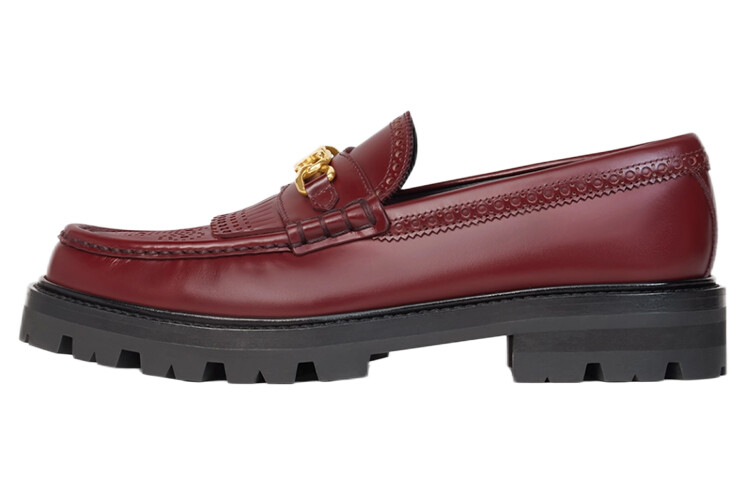 Женские лоферы Celine, бордовый