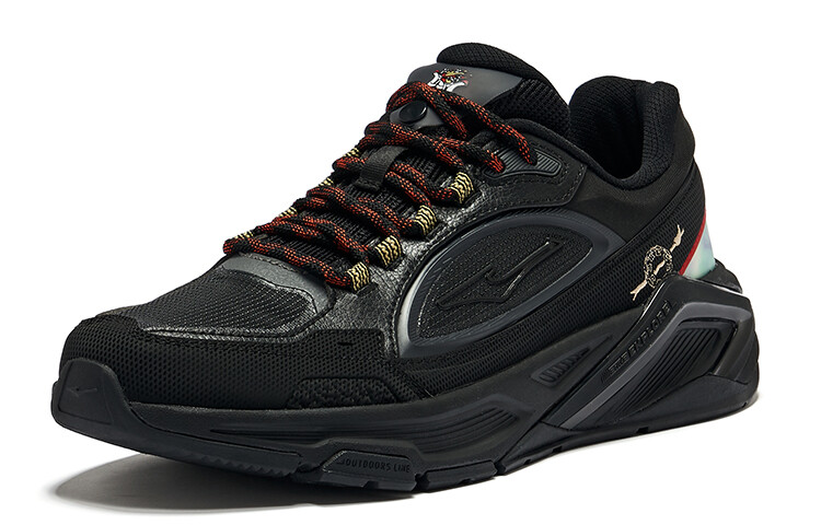 Кроссовки Lifestyle для мужчин с низким верхом Positive Black Carbon Gray Erke — фото 3