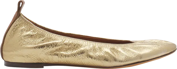 Кроссовки Lanvin Wmns The Ballerina Flat 'Gold', золотой