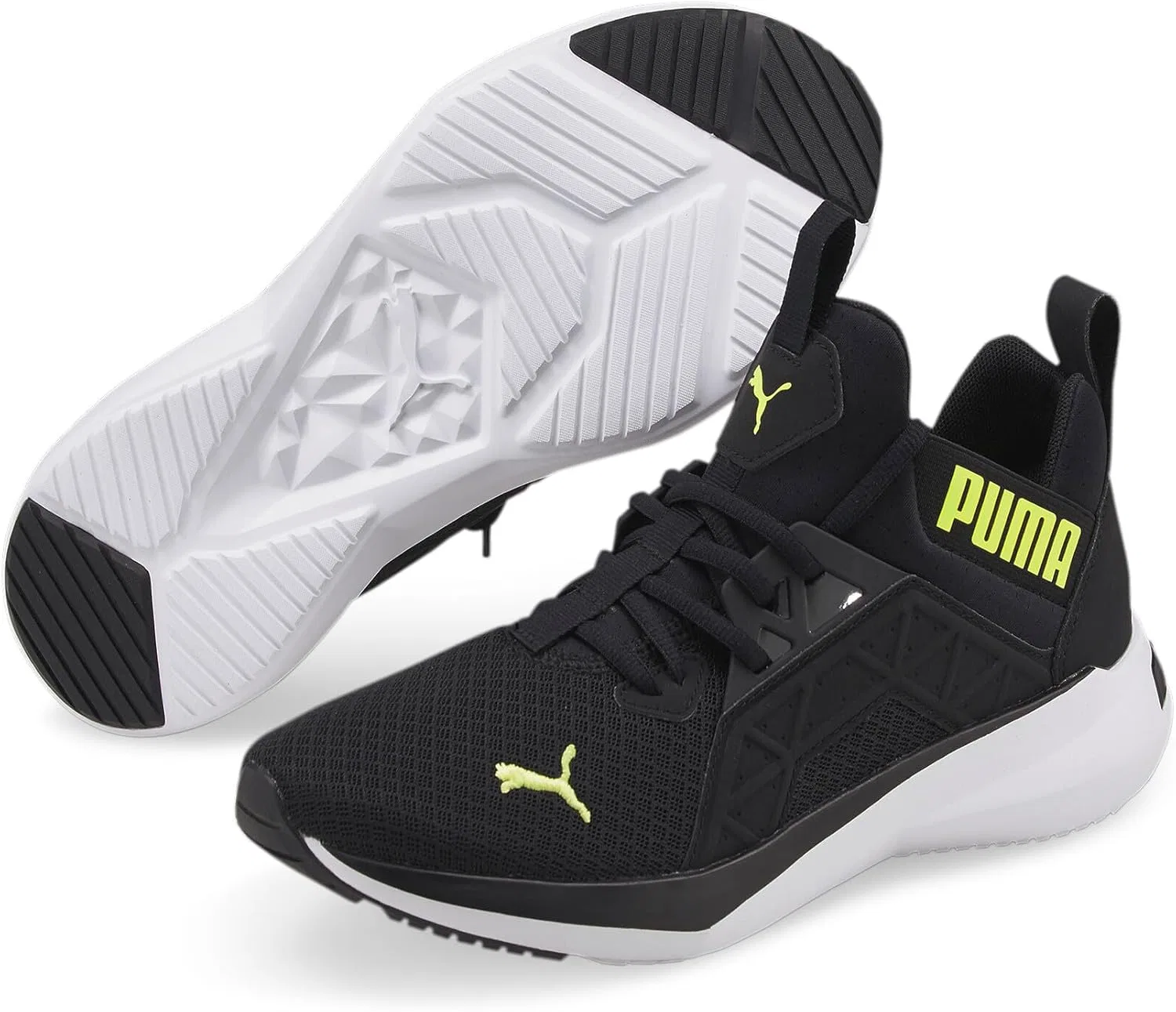 Мужские кроссовки PUMA Softride Enzo NXT, Black Yellow Alarm — фото 3