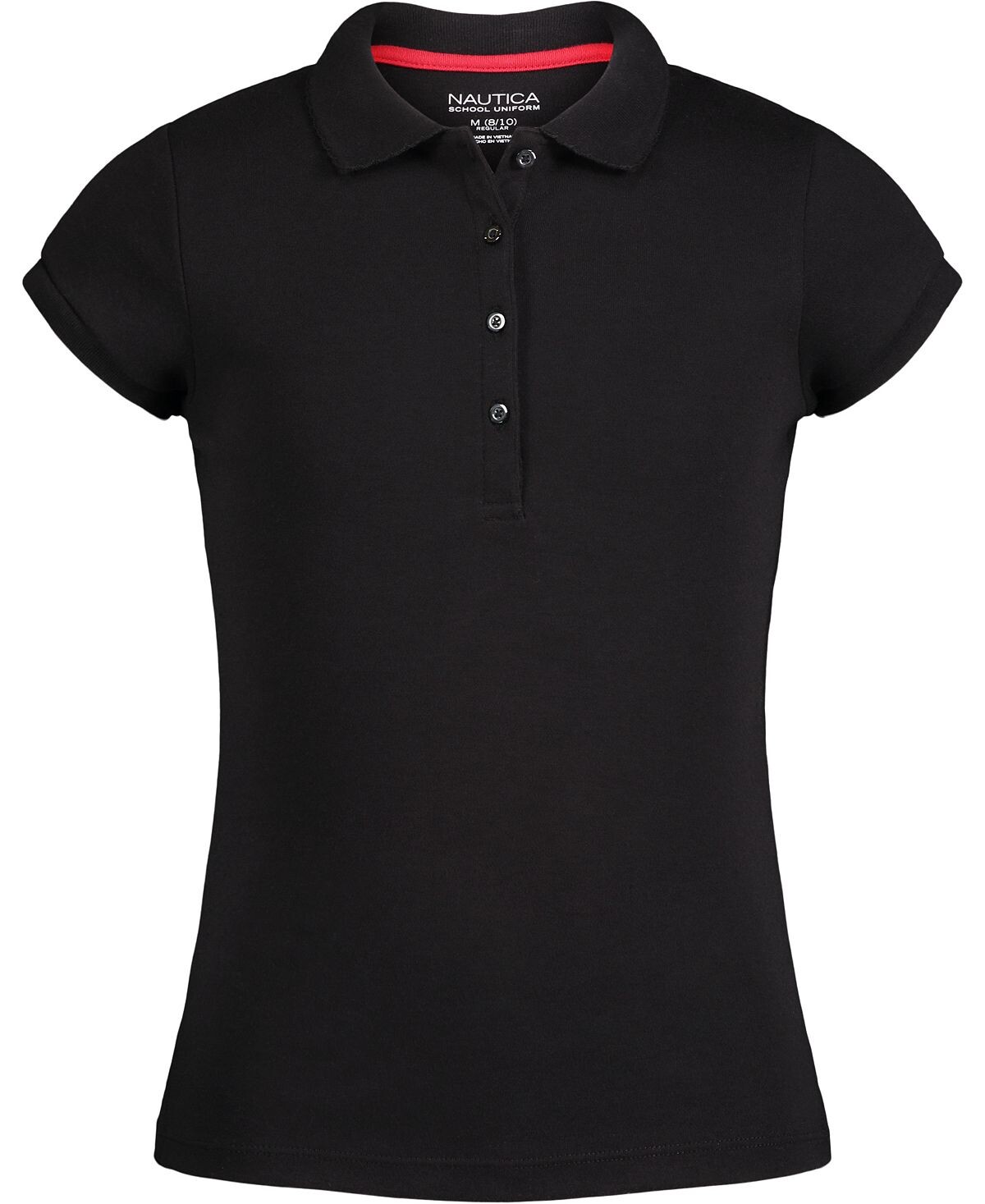 

Рубашка поло интерлок с короткими рукавами и униформой для больших девочек Nautica