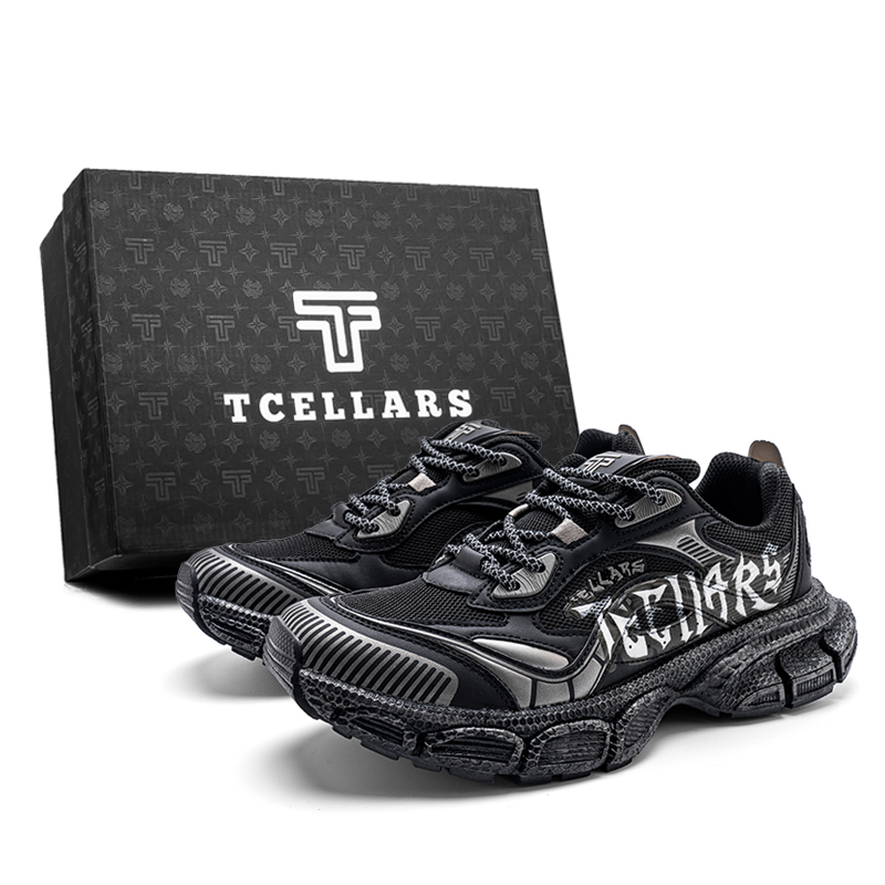 

TCELLARS Амортизирующие устойчивые к истиранию легкие утолщенные кроссовки на платформе с низким верхом унисекс Obsidian Silver (Graffiti), цвет Obsidian Silver (Graffiti)