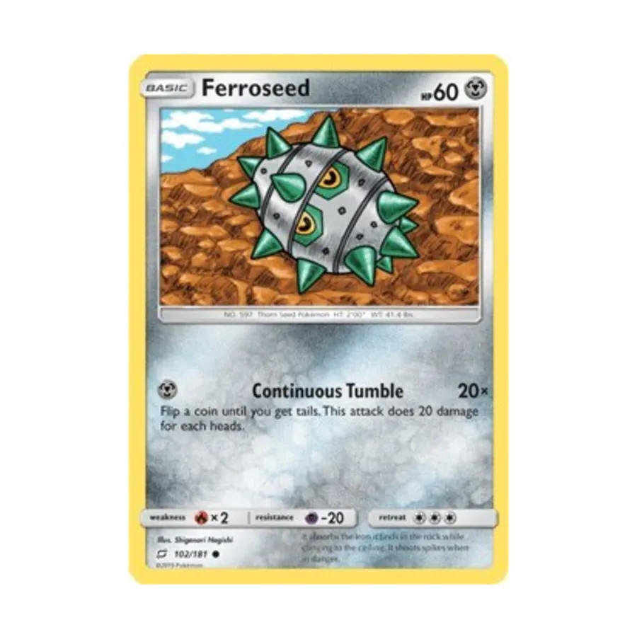 

CCG Ферросид (C) #102, Pokemon - SM - Team Up - Singles