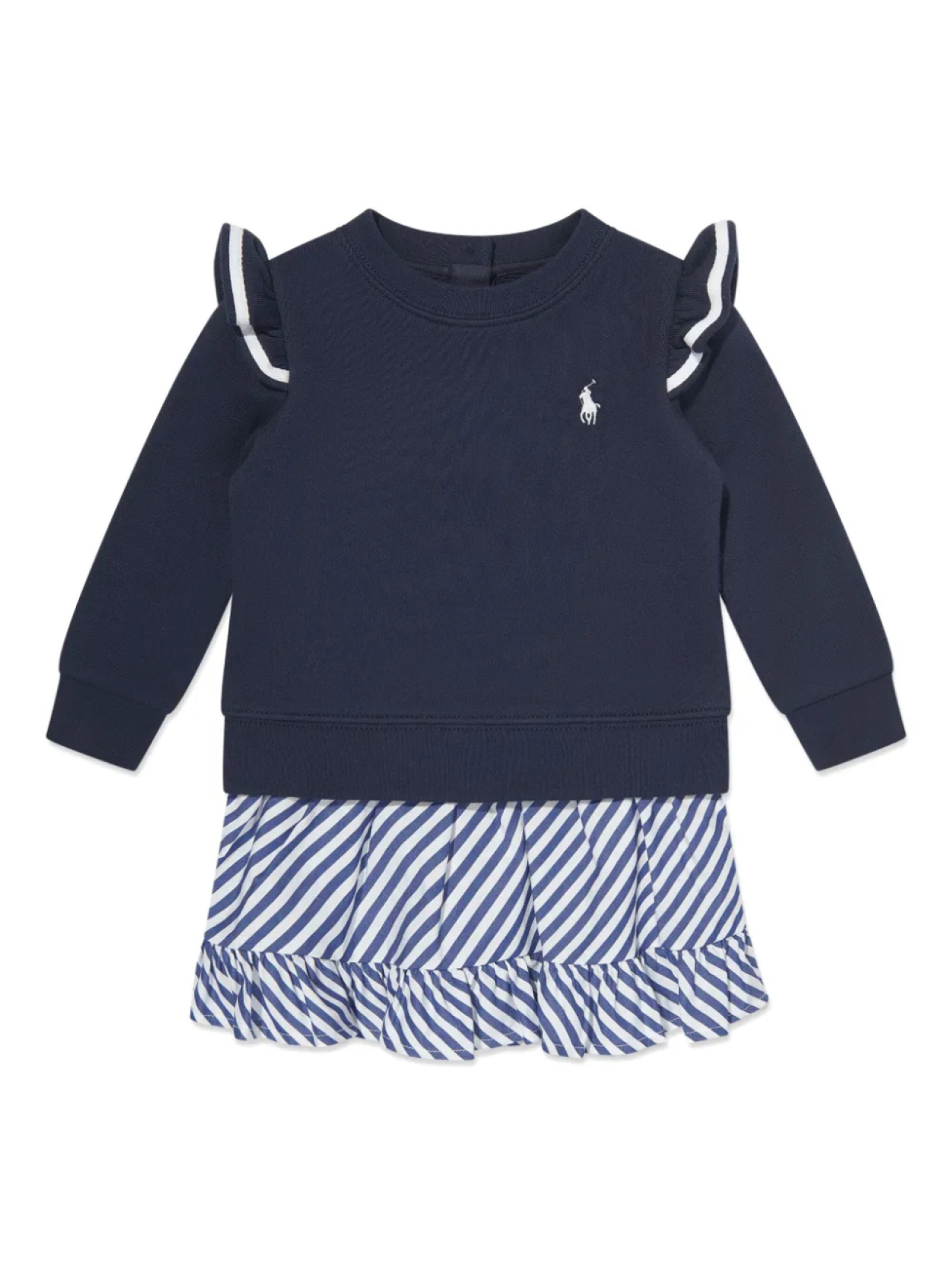 

POLO RALPH LAUREN KIDS Платье Polo Pony с вышивкой, синий