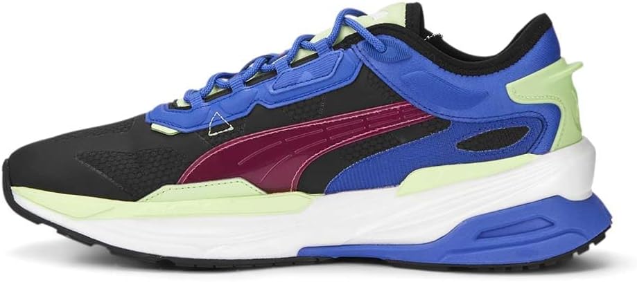 Мужские кроссовки PUMA Mapf1 Extent Nitro с шнуровкой, повседневные - черные — фото 3