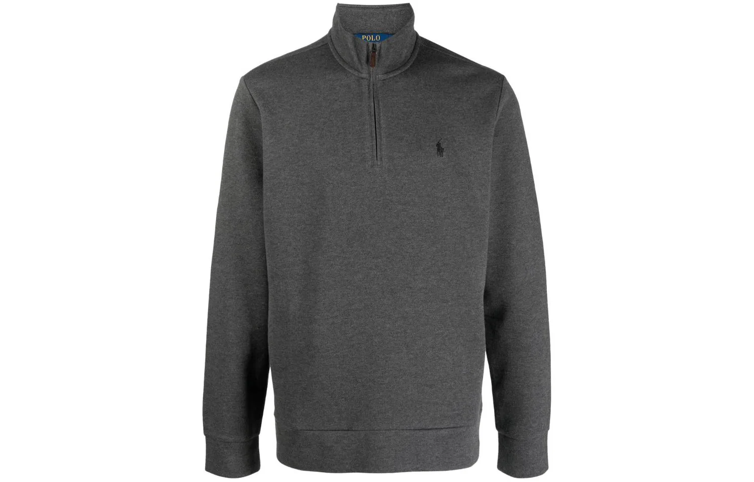 Свитер с вышивкой пони Polo Ralph Lauren серый