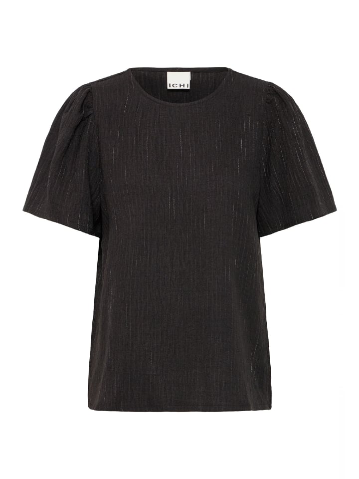 

Футболка IXREMI Regular fit черного цвета с булавками. ICHI, Черный, Футболка IXREMI Regular fit черного цвета с булавками. ICHI