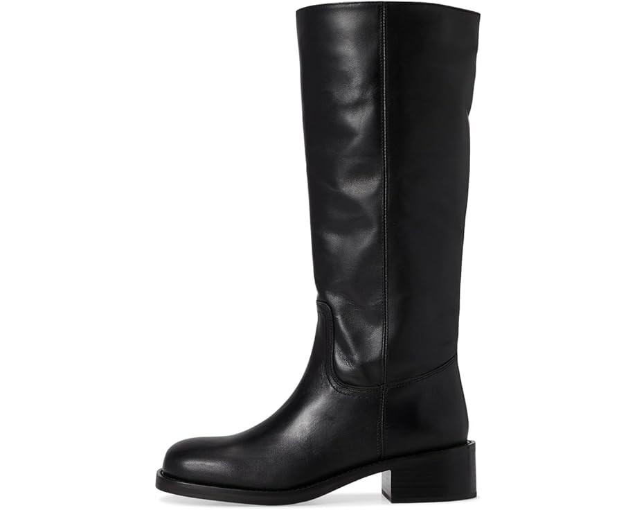 Сапоги женские Steve Madden Riggs с блочным каблуком, черный — фото 4