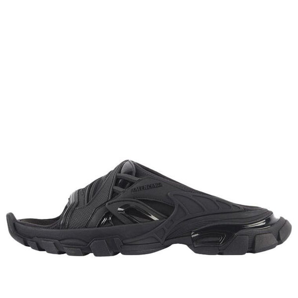 Сандалии track slide sandal 'black' Balenciaga, черный