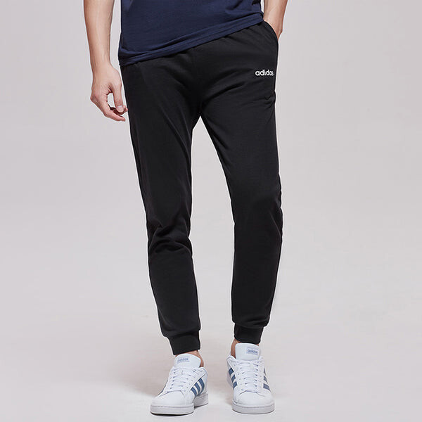 Брюки neo m ce lgtwght tp small logo sports pants black Adidas, черный — фото 3