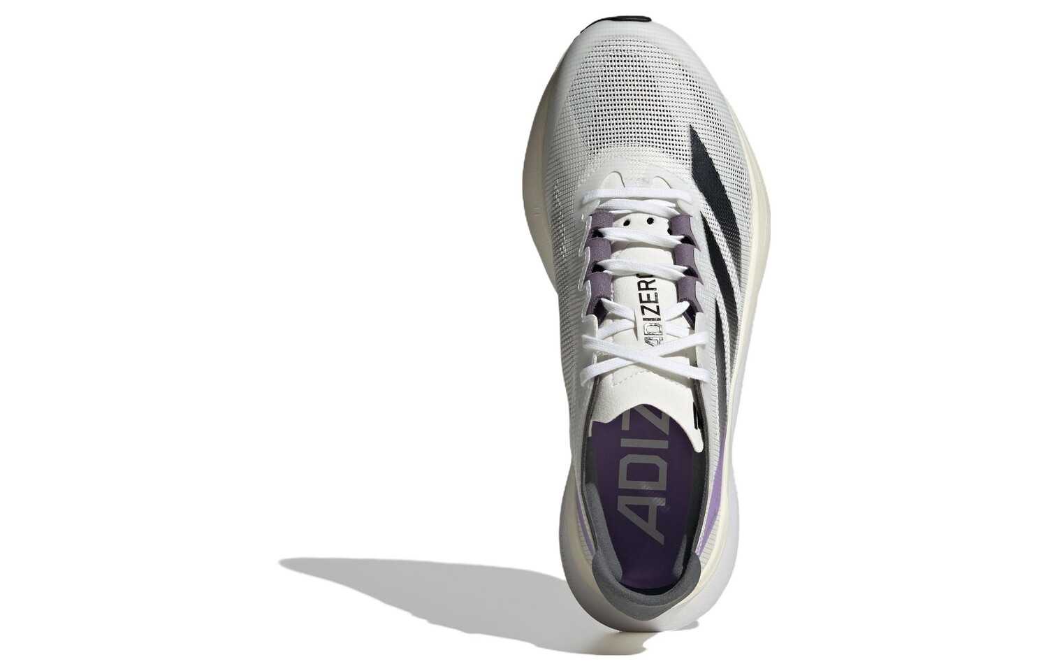 Adidas Adizero Boston 12 Кроссовки Женские, Белый/Яркий Конкорд/Аквамарин/Черный — фото 4