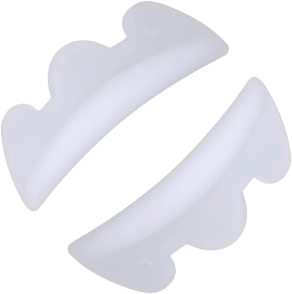 Набор подушечек для бигуди ресниц Silicone Eyelash Curler Pads minkissy, 5 пар, белый