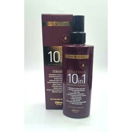 

Keratin X 10 в 1 Универсальный лечебный спрей 200 мл Hair Xpertise