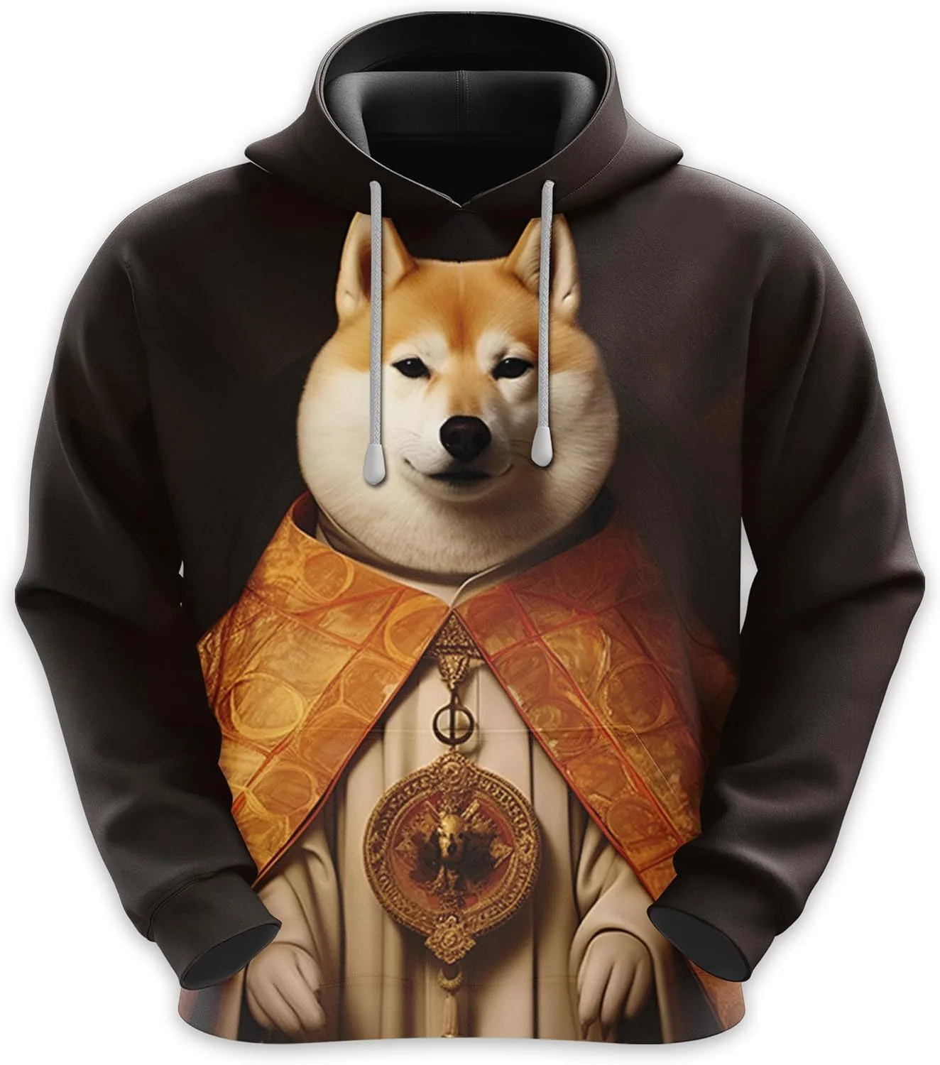 

Толстовка с капюшоном Dog Lovers для мужчин, серия 3D Dog Face 228CLOSET
