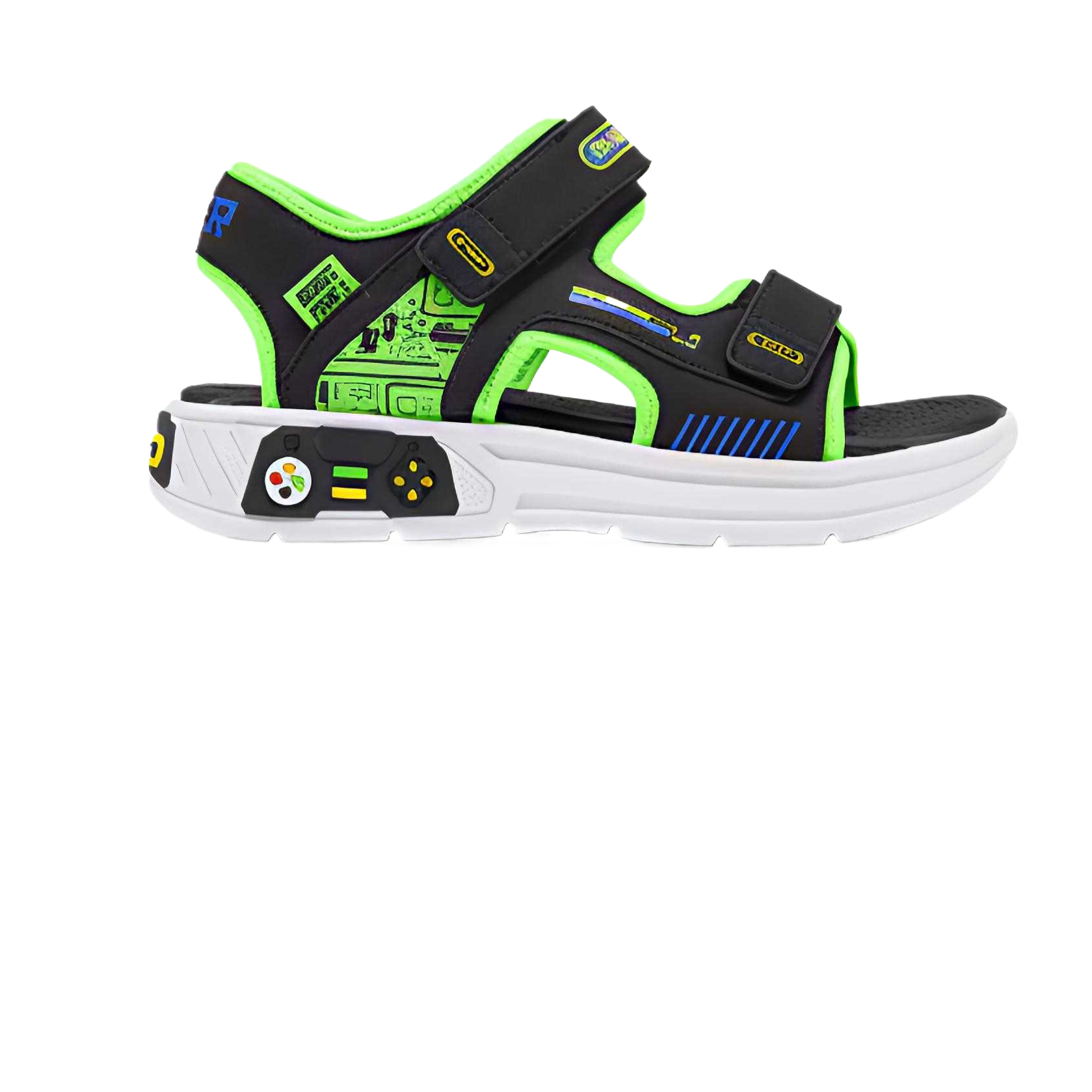 Низкие Детские сандалии Skechers Kids, черный — фото 2