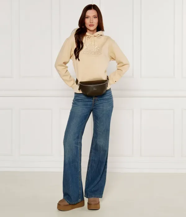 Университетская толстовка regular fit Tommy Hilfiger, бежевый — фото 2