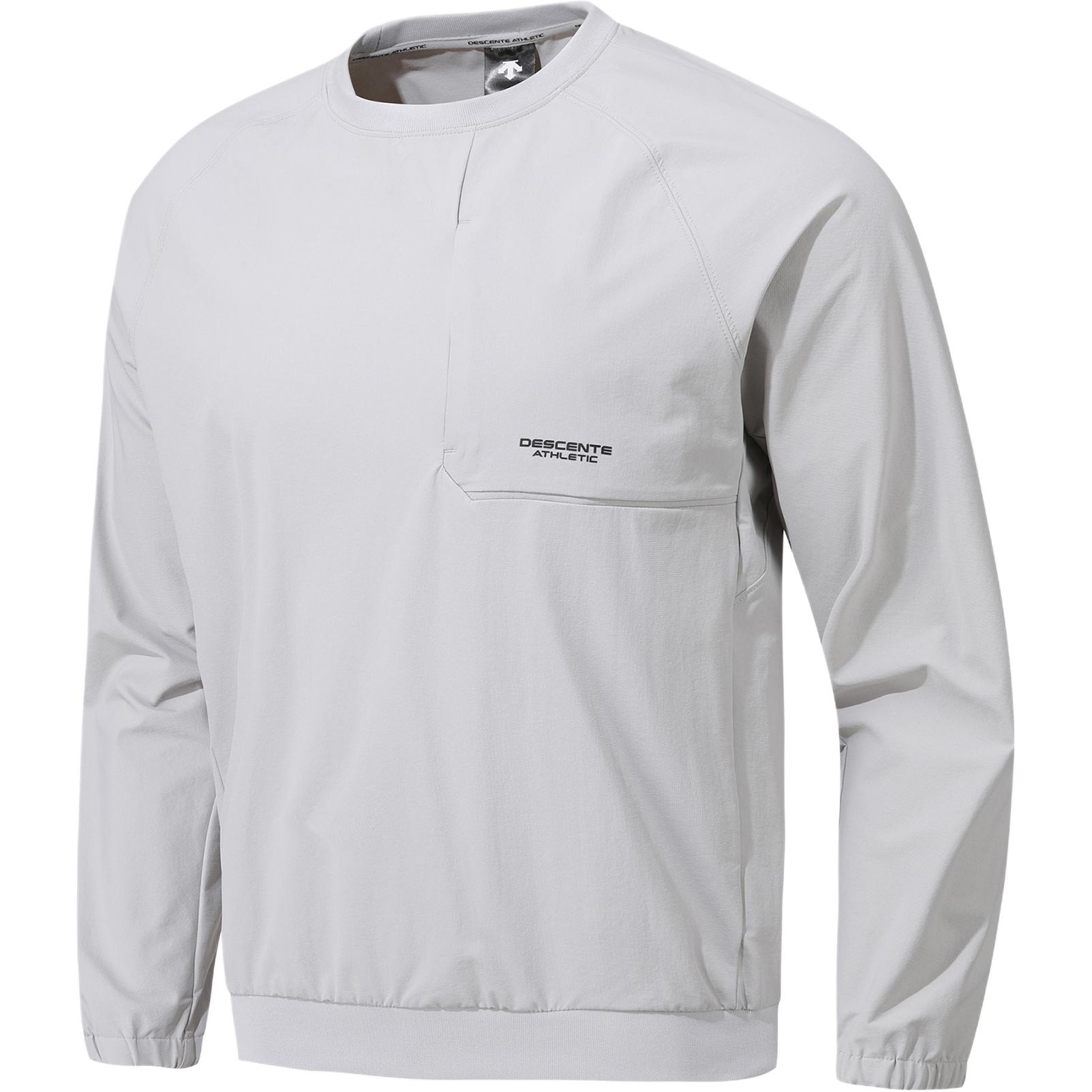 

Свитшот мужской с круглым вырезом Moderate Regular DESCENTE, светло-серый