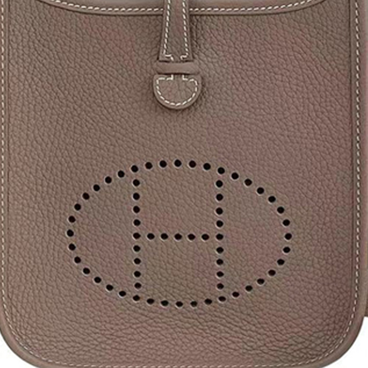 HERMES Сумка через плечо Evelyne из коровьей кожи унисекс — фото 4