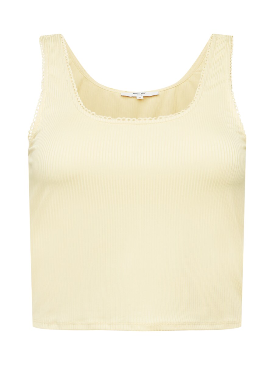 

Топ ABOUT YOU Curvy Greta, цвет Pastel yellow