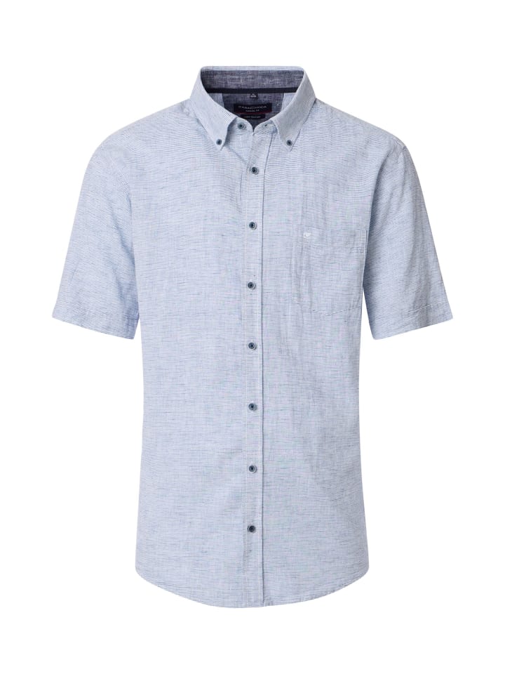 

Повседневная рубашка синего цвета CASAMODA