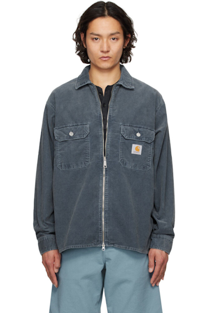 

Синяя рубашка Рейнольда Carhartt Work In Progress