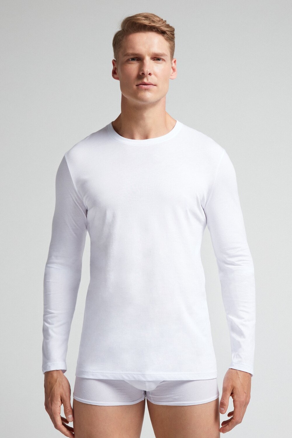 

Топ с длинными рукавами CREW NECK Intimissimi, цвет white