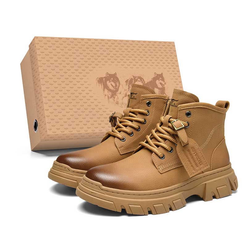 

SEPTWOLVES Желтые короткие ботинки мартин, цвет Yellow (Standard Leather Shoe Size)